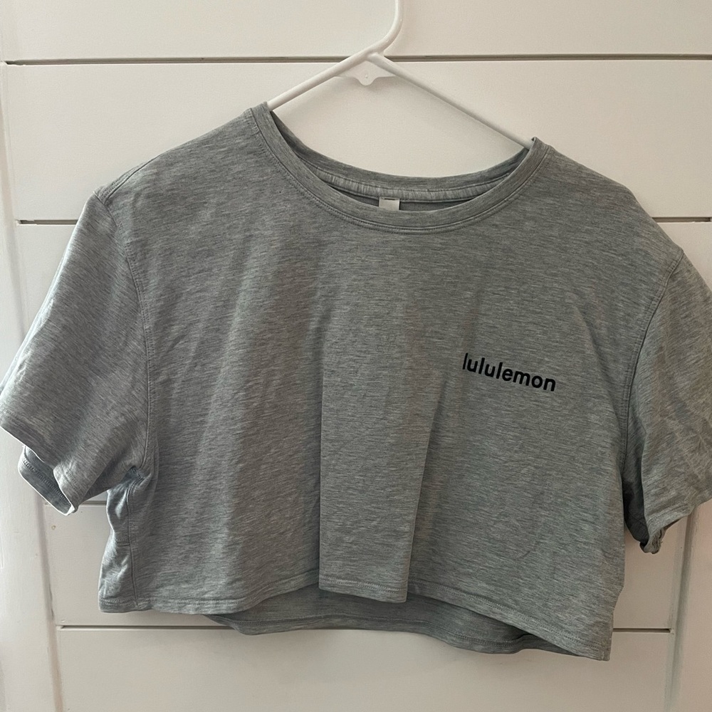 Lululemon Logo Crop Top